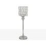 Candleholder Romimex Silver Metal Glass 13 x 40 x 13 cm Wineglass by Romimex, Candelabras and candle holders - Ref: D1617489,...