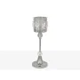 Candleholder Romimex Silver Metal Glass 12 x 32 x 12 cm Wineglass by Romimex, Candelabras and candle holders - Ref: D1617491,...