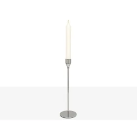 Candleholder Romimex Silver Metal 8 x 28 x 8 cm by Romimex, Candelabras and candle holders - Ref: D1617494, Price: 14,13 €, D...