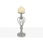 Castiçais Romimex Prateado Metal Vidro 14 x 35 x 14 cm de Romimex, Candelabros e suportes para velas - Ref: D1617496, Preço: ...