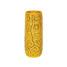 Vase Romimex Yellow Ceramic 12 x 28 x 12 cm by Romimex, Vases - Ref: D1617501, Price: 19,88 €, Discount: %