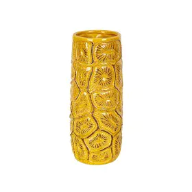 Vaso Romimex Giallo Ceramica 12 x 28 x 12 cm di Romimex, Vasi - Rif: D1617501, Prezzo: 19,88 €, Sconto: %