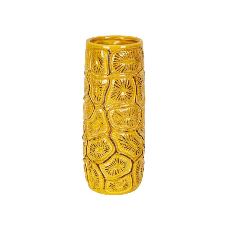 Vaso Romimex Giallo Ceramica 12 x 28 x 12 cm di Romimex, Vasi - Rif: D1617501, Prezzo: 21,22 €, Sconto: %