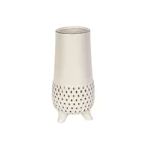 Vaso Romimex Bianco Ceramica 13 x 27 x 13 cm di Romimex, Vasi - Rif: D1617509, Prezzo: 25,86 €, Sconto: %