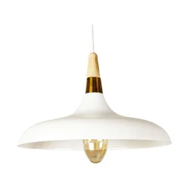 Candeeiro de teto Romimex Branco Natural E27 220-240 V de Romimex, Iluminação suspensa - Ref: D1617524, Preço: 64,61 €, Desco...