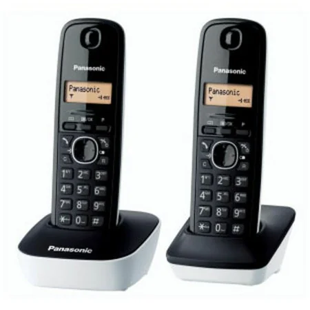 Telefone sem fios Panasonic KX-TG1612 Âmbar Preto/Branco de Panasonic, Telefones analógicos - Ref: S7185023, Preço: 57,49 €, ...