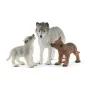 Set Animaux Sauvages Schleich Plastique Loup de Schleich, Animaux - Réf : S7185046, Prix : 29,86 €, Remise : %