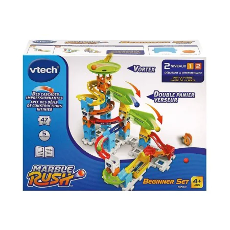 Marbles set Vtech Marble Rush Marble Run - Beginner Set Circuit + 4 Years Track with Ramps 47 Pieces by Vtech, Marble Runs - ...