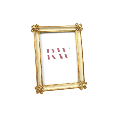 Photo frame Romimex Golden Resin 3 x 18 x 13 cm by Romimex, Table and wall frames - Ref: D1617745, Price: 18,32 €, Discount: %