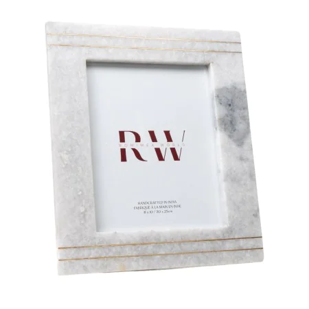 Photo frame Romimex Stone Brass Marble MDF Wood 5 x 25 x 20 cm by Romimex, Table and wall frames - Ref: D1617759, Price: 31,5...