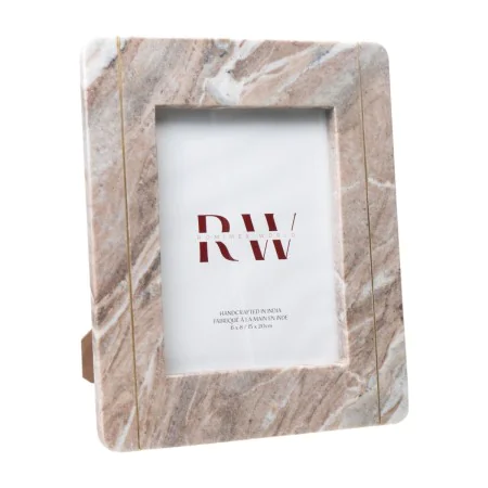 Photo frame Romimex Stone Brass Marble MDF Wood 5 x 20 x 15 cm by Romimex, Table and wall frames - Ref: D1617766, Price: 26,0...