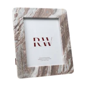 Photo frame Romimex Stone Brass Marble MDF Wood 5 x 25 x 20 cm by Romimex, Table and wall frames - Ref: D1617767, Price: 31,5...