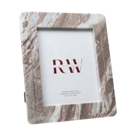 Photo frame Romimex Stone Brass Marble MDF Wood 5 x 25 x 20 cm by Romimex, Table and wall frames - Ref: D1617767, Price: 33,6...