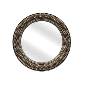 Wall mirror Romimex Silver Resin 33 x 33 x 3 cm Circular by Romimex, Wall-Mounted Mirrors - Ref: D1617779, Price: 39,64 €, Di...