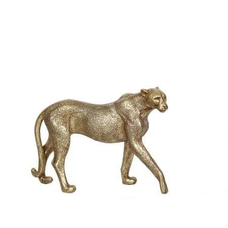 Decorative Figure Romimex Golden Resin Leopard 28 x 19 x 7 cm by Romimex, Collectables - Ref: D1617827, Price: 32,08 €, Disco...