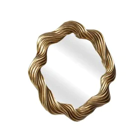 Miroir mural Romimex Doré Résine 29 x 31 x 2 cm de Romimex, Miroirs muraux - Réf : D1617835, Prix : 38,85 €, Remise : %