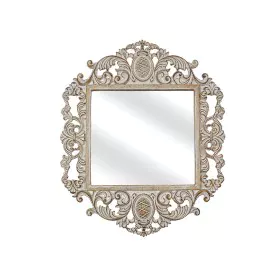 Wall mirror Romimex Natural Resin 37 x 31 x 2 cm by Romimex, Wall-Mounted Mirrors - Ref: D1617836, Price: 48,09 €, Discount: %