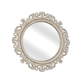 Miroir mural Romimex Naturel Résine 34 x 34 x 2 cm Rond de Romimex, Miroirs muraux - Réf : D1617839, Prix : 47,98 €, Remise : %