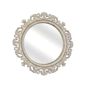 Miroir mural Romimex Naturel Résine 34 x 34 x 2 cm Rond de Romimex, Miroirs muraux - Réf : D1617839, Prix : 45,90 €, Remise : %