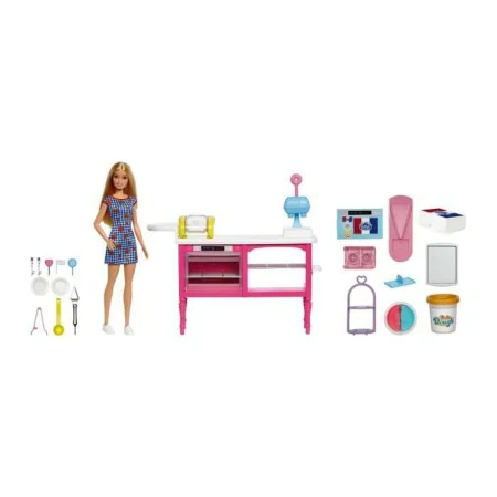 Playset Barbie Buddys Cafe di Barbie, Playset con figure di giocattoli - Rif: S7186324, Prezzo: 65,19 €, Sconto: %