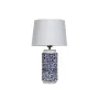 Desk lamp Romimex Blue White Ceramic 28 x 48 x 28 cm by Romimex, Bedside and Table Lamps - Ref: D1617863, Price: 41,02 €, Dis...