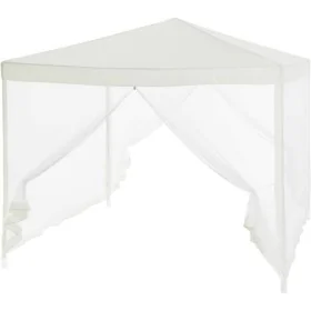 Gazebo 140 Aço 100 % poliéster 3 x 3 m Branco de BigBuy Outdoor, Sombras - Ref: S7186553, Preço: 63,30 €, Desconto: %