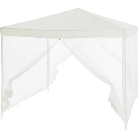 Gazebo 140 Acciaio 100 % poliestere 3 x 3 m Bianco di BigBuy Outdoor, Gazebo - Rif: S7186553, Prezzo: 63,11 €, Sconto: %