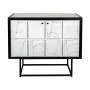 Buffet Romimex Blanc Noir Bois 42 x 92 x 102 cm de Romimex, Buffets, crédences et vaisseliers - Réf : D1617875, Prix : 802,17...