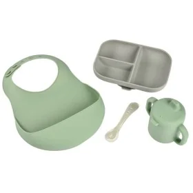 Geschirr-Set Béaba grün 4 Stücke Silikon von Béaba, Geschirr-Sets - Ref: S7186564, Preis: 52,19 €, Rabatt: %