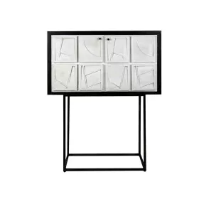 Cupboard Romimex White Black Wood 44 x 165 x 103 cm by Romimex, Sideboards - Ref: D1617877, Price: 904,84 €, Discount: %