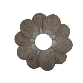 Espelho de parede Romimex Preto Madeira Flor 122 x 122 x 7 cm de Romimex, Espelhos de parede - Ref: D1617879, Preço: 766,49 €...