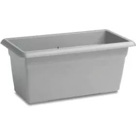 Maceta Mediterraneo Rectangular Gris Plástico 80 cm de BigBuy Garden, Macetas para flores - Ref: S7186810, Precio: 36,65 €, D...