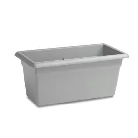 Plant pot Grey Rectangular by BigBuy Garden, Flower Pots - Ref: S7186813, Price: 46,92 €, Discount: %