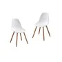 Chaise de jardin Blanc 50 x 55 x 85,5 cm (2 Unités) de BigBuy Outdoor, Chaises de table de jardin - Réf : S7187116, Prix : 12...