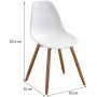 Chaise de jardin Blanc 50 x 55 x 85,5 cm (4 Pièces) de BigBuy Outdoor, Chaises de table de jardin - Réf : S7187117, Prix : 22...