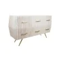 Aparador Romimex Branco Dourado Madeira de mangueira 44 x 83 x 158 cm de Romimex, Armários e aparadores - Ref: D1617902, Preç...