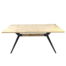 Table d'appoint Romimex Noir Beige Métal Bois MDF 180 x 75 x 90 cm de Romimex, Tables - Réf : D1617909, Prix : 280,09 €, Remi...