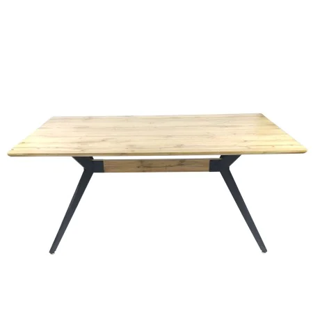 Table d'appoint Romimex Noir Beige Métal Bois MDF 180 x 75 x 90 cm de Romimex, Tables - Réf : D1617909, Prix : 280,09 €, Remi...