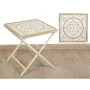 Mesa de apoio Romimex Natural Metal Madeira MDF 50 x 53 x 50 cm de Romimex, Jogos de móveis - Ref: D1617928, Preço: 149,34 €,...