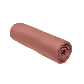 Sábana Bajera Ajustable TODAY 140 x 190 cm Terracota de TODAY, Sábanas y fundas de almohada - Ref: S7187574, Precio: 27,08 €,...