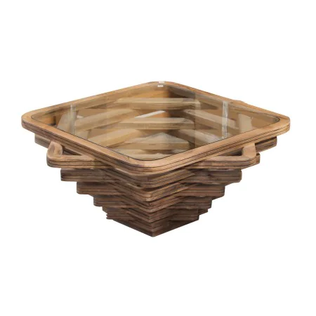 Mesa de Centro Romimex Castanho Nogueira 110 x 45 x 110 cm de Romimex, Jogos de móveis - Ref: D1617953, Preço: 677,20 €, Desc...