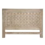 Headboard Romimex White Natural Mango wood 120 x 10 x 160 cm by Romimex, Beds, structures and bases - Ref: D1617954, Price: 6...