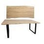 Mesa de apoio Romimex Castanho Preto Acácia 90 x 77 x 200 cm de Romimex, Jogos de móveis - Ref: D1617956, Preço: 883,15 €, De...