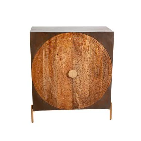 Aparador Romimex Castanho Metal Madeira de mangueira 80 x 95 x 40 cm de Romimex, Armários e aparadores - Ref: D1617965, Preço...