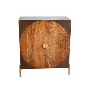 Aparador Romimex Castanho Metal Madeira de mangueira 80 x 95 x 40 cm de Romimex, Armários e aparadores - Ref: D1617965, Preço...