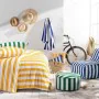 Housse de Couette TODAY Summer Stripes Jaune 240 x 220 cm de TODAY, Couettes et housses de couette - Réf : S7187954, Prix : 3...