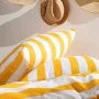 Housse de Couette TODAY Summer Stripes Jaune 240 x 220 cm de TODAY, Couettes et housses de couette - Réf : S7187954, Prix : 3...