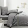 Sábana Bajera Ajustable TODAY Percale Gris claro 140 x 200 cm Gris de TODAY, Sábanas y fundas de almohada - Ref: S7187966, Pr...