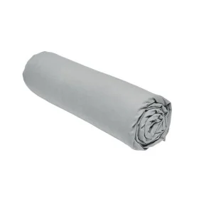 Fitted sheet TODAY ESSENTIAL Grey 90 x 190 cm by TODAY, Sheets and pillowcases - Ref: S7187968, Price: 25,88 €, Discount: %