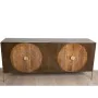 Aparador Romimex Castanho Metal Madeira de mangueira 175 x 80 x 40 cm de Romimex, Armários e aparadores - Ref: D1617966, Preç...